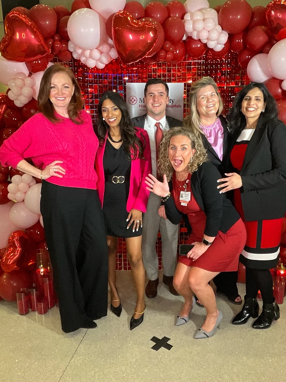 Dallas corporate photo booth setup, Medical City