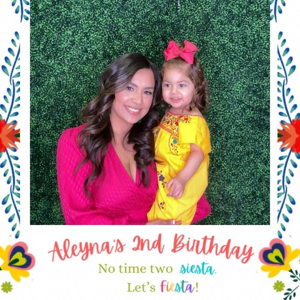 Birthday photo booth