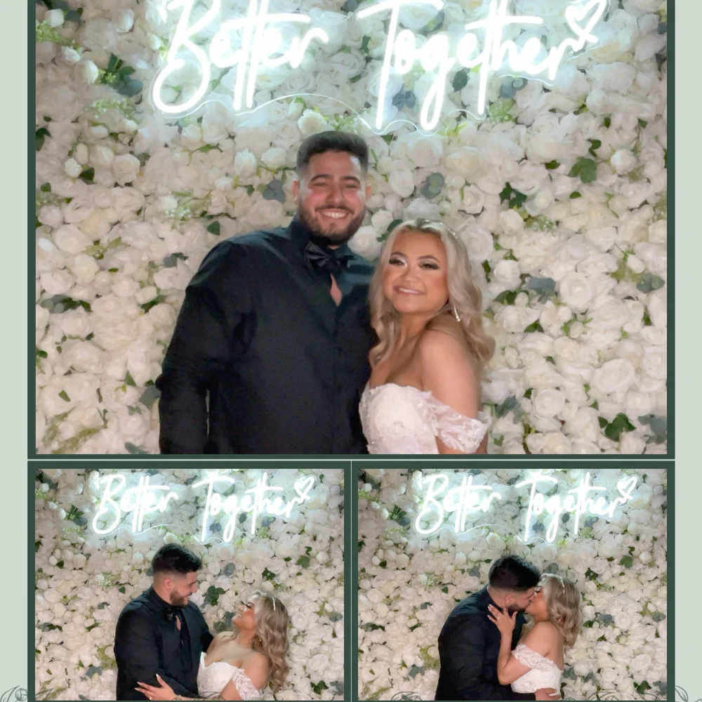 Wedding photo booth
